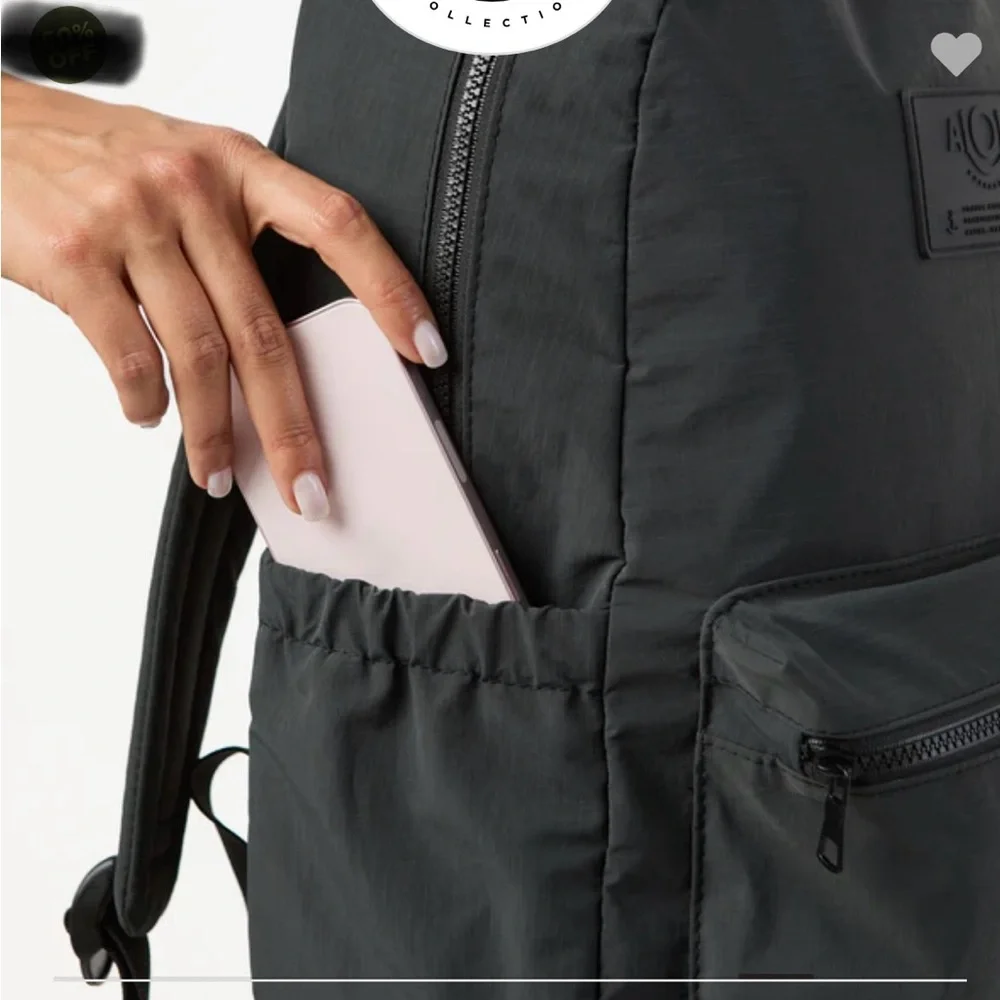 ✨LAST ONE✨NWT Aloha Collection Keep It Light Backpack Black - Picture 8 of 13